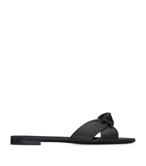 saint laurent bianca sandals flat.